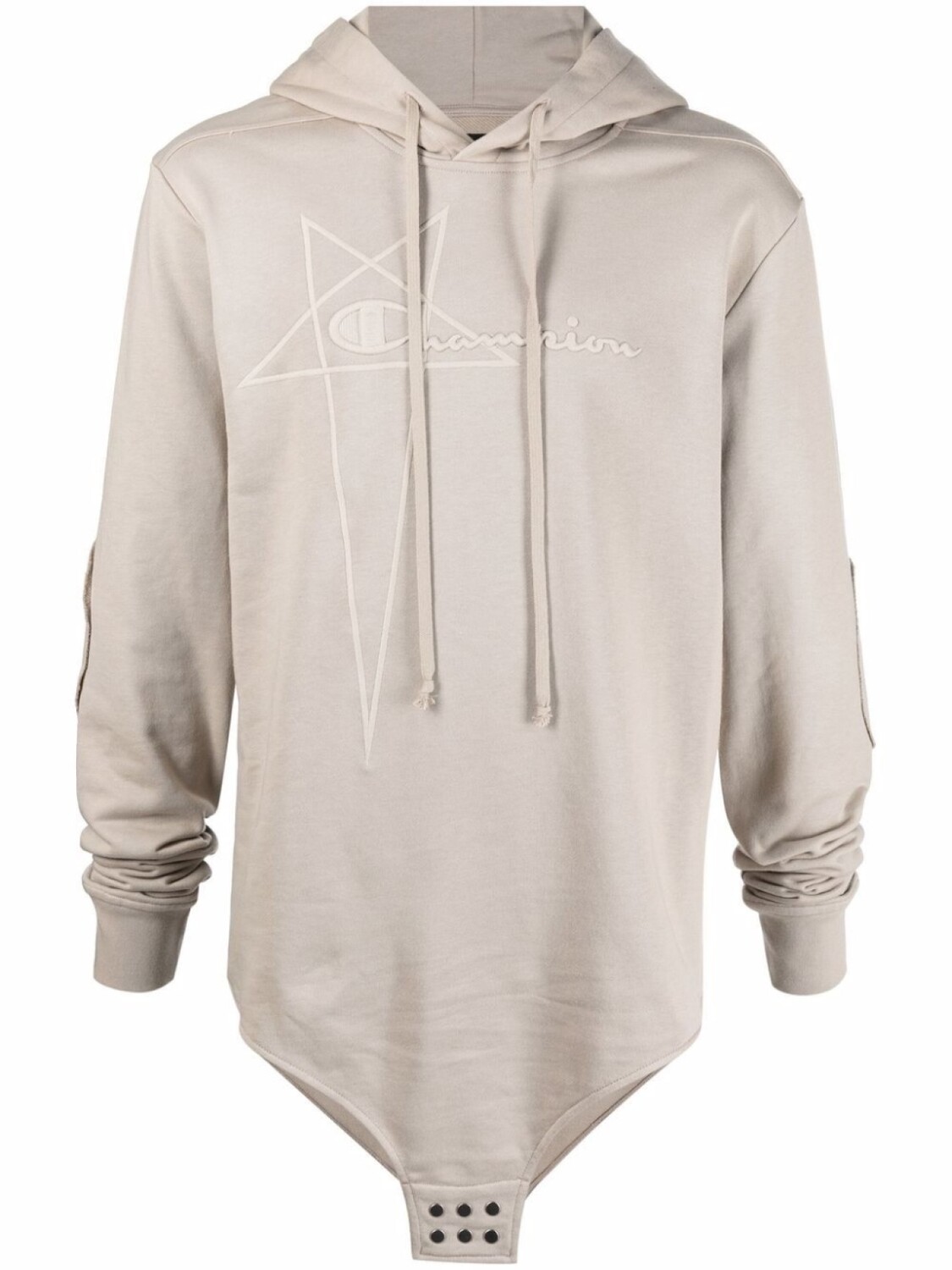 Rick Owens X Champion худи с вышитым логотипом из коллаборации с Champion, нейтральный цвет
Rick Owens X Champion худи с вышитым логотипом из коллаборации с Champion, нейтральный цвет