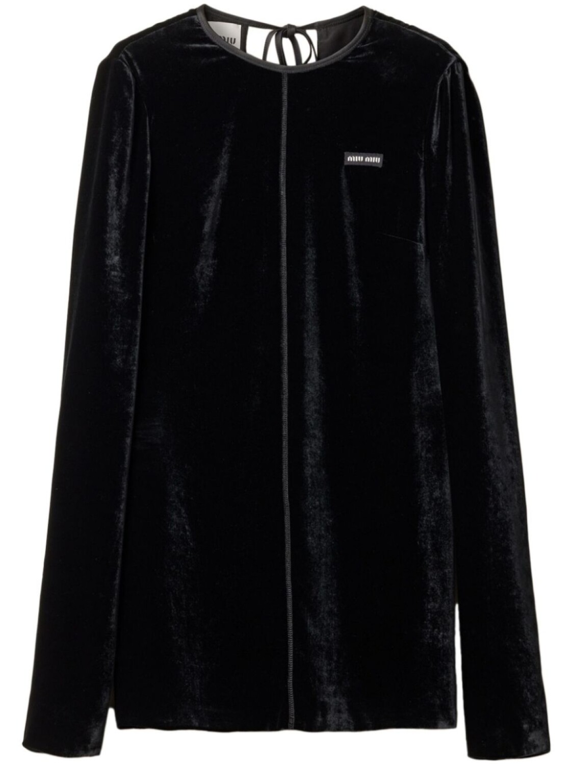 Бархатное мини-платье Miu Miu, черный
Бархатное мини-платье Miu Miu, черный