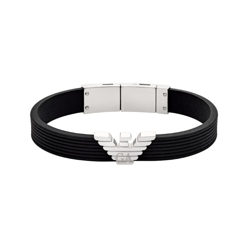 Черный силиконовый браслет Id EMPORIO ARMANI, черный
Черный силиконовый браслет Id EMPORIO ARMANI, черный
