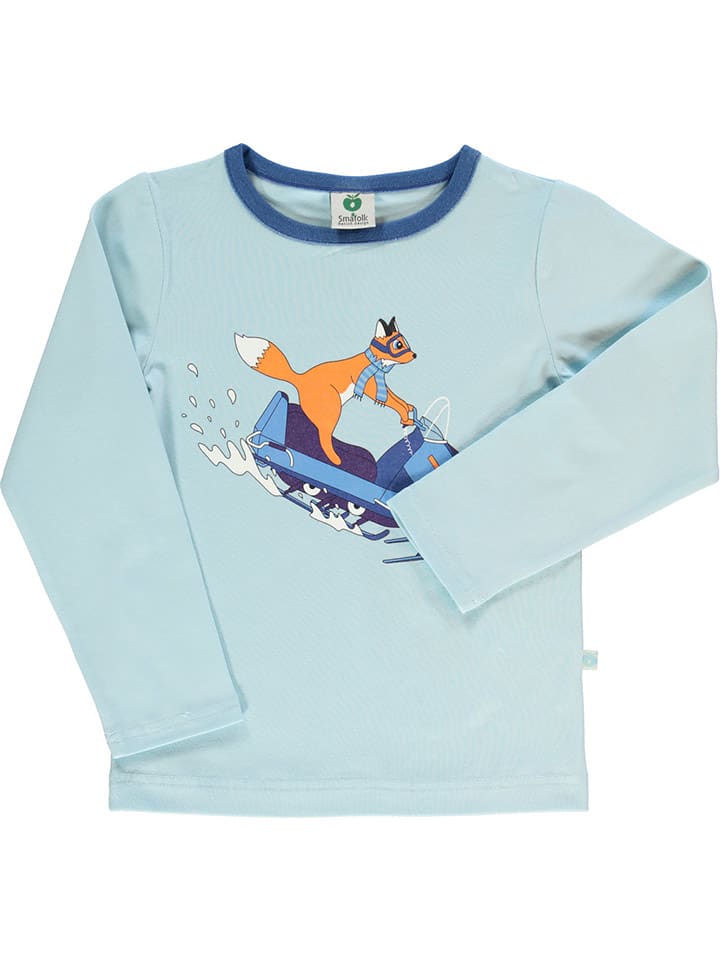 Лонгслив Småfolk, светло-синий
Лонгслив Småfolk, светло-синий