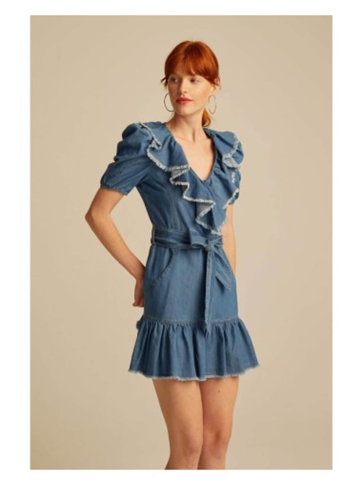 Платье до колена & me, синий
Платье до колена & me, синий