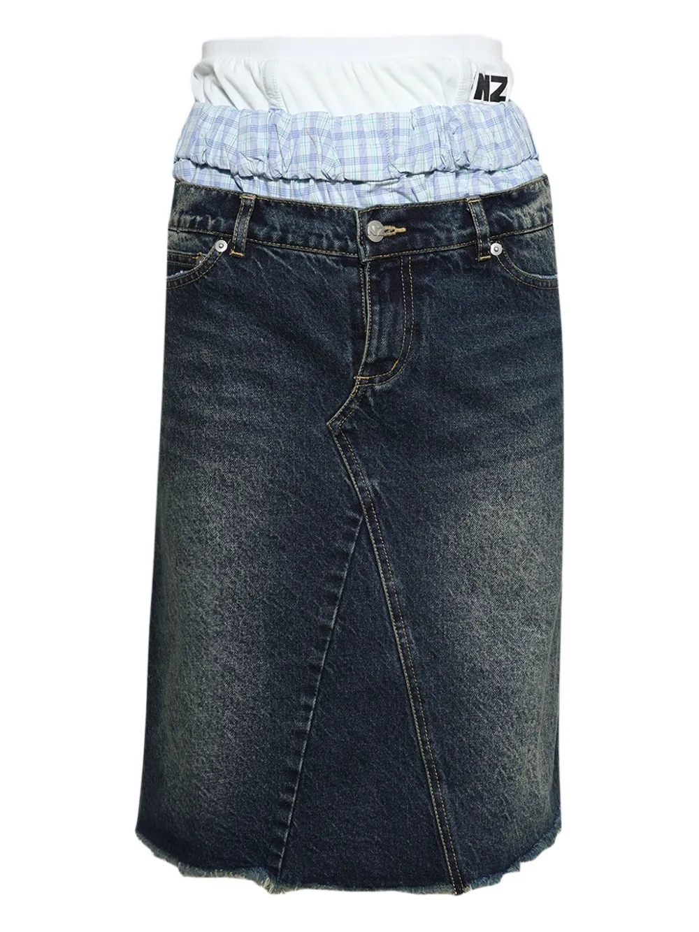 Джинсовая юбка с бахромой Natasha Zinko, синий
Джинсовая юбка с бахромой Natasha Zinko, синий