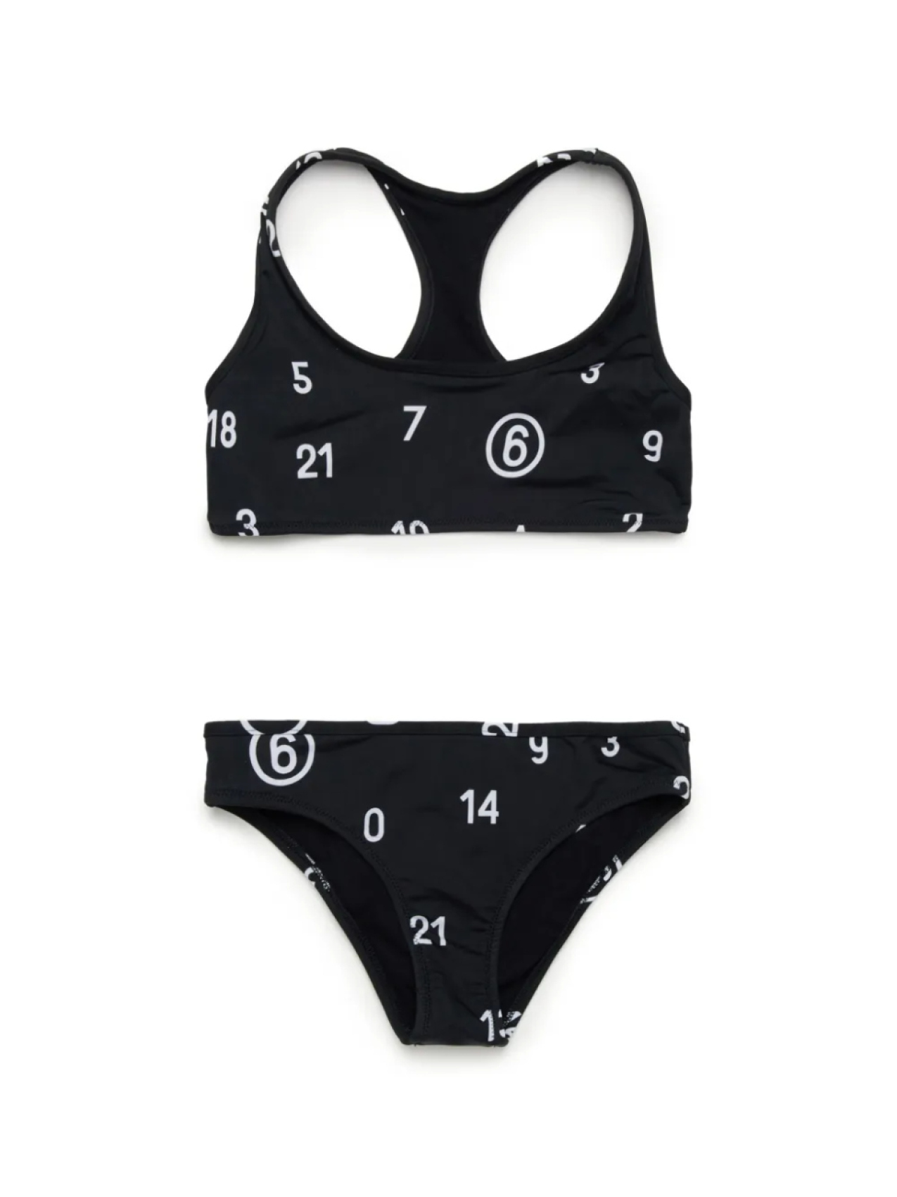 MM6 Maison Margiela Kids бикини с логотипом, черный
MM6 Maison Margiela Kids бикини с логотипом, черный