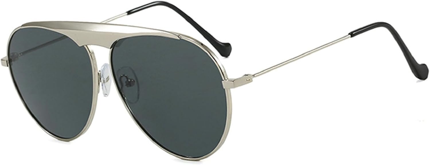 Дизайнерские солнцезащитные очки-пилот большого размера в стиле 70-х для женщин. Модные черные солнцезащитные очки с металлической оправой, защита от УФ-излучения mincl, C4
Дизайнерские солнцезащитные очки-пилот большого размера в стиле 70-х для женщин. Модные черные солнцезащитные очки с металлической оправой, защита от УФ-излучения mincl, C4