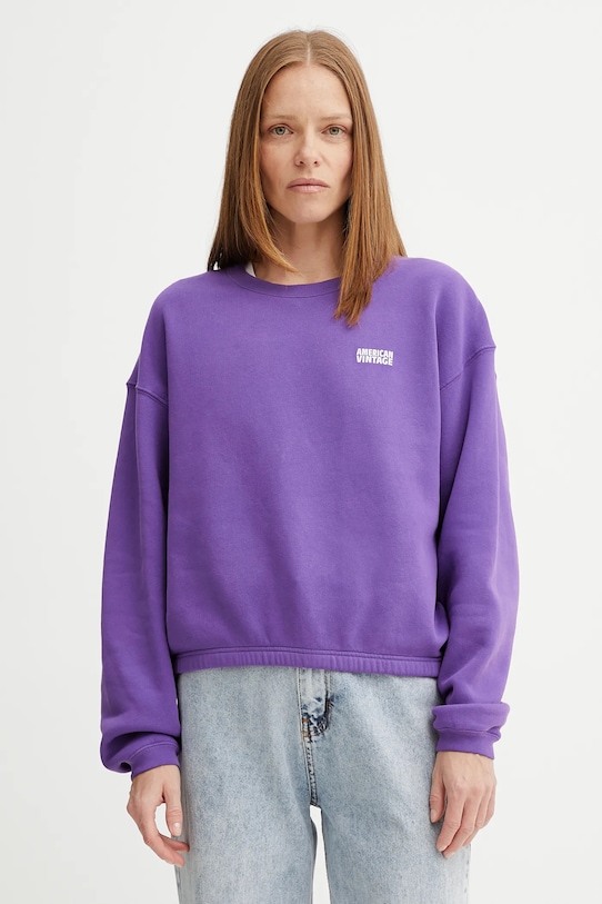 Толстовка American Vintage, фиолетовый
Толстовка American Vintage, фиолетовый