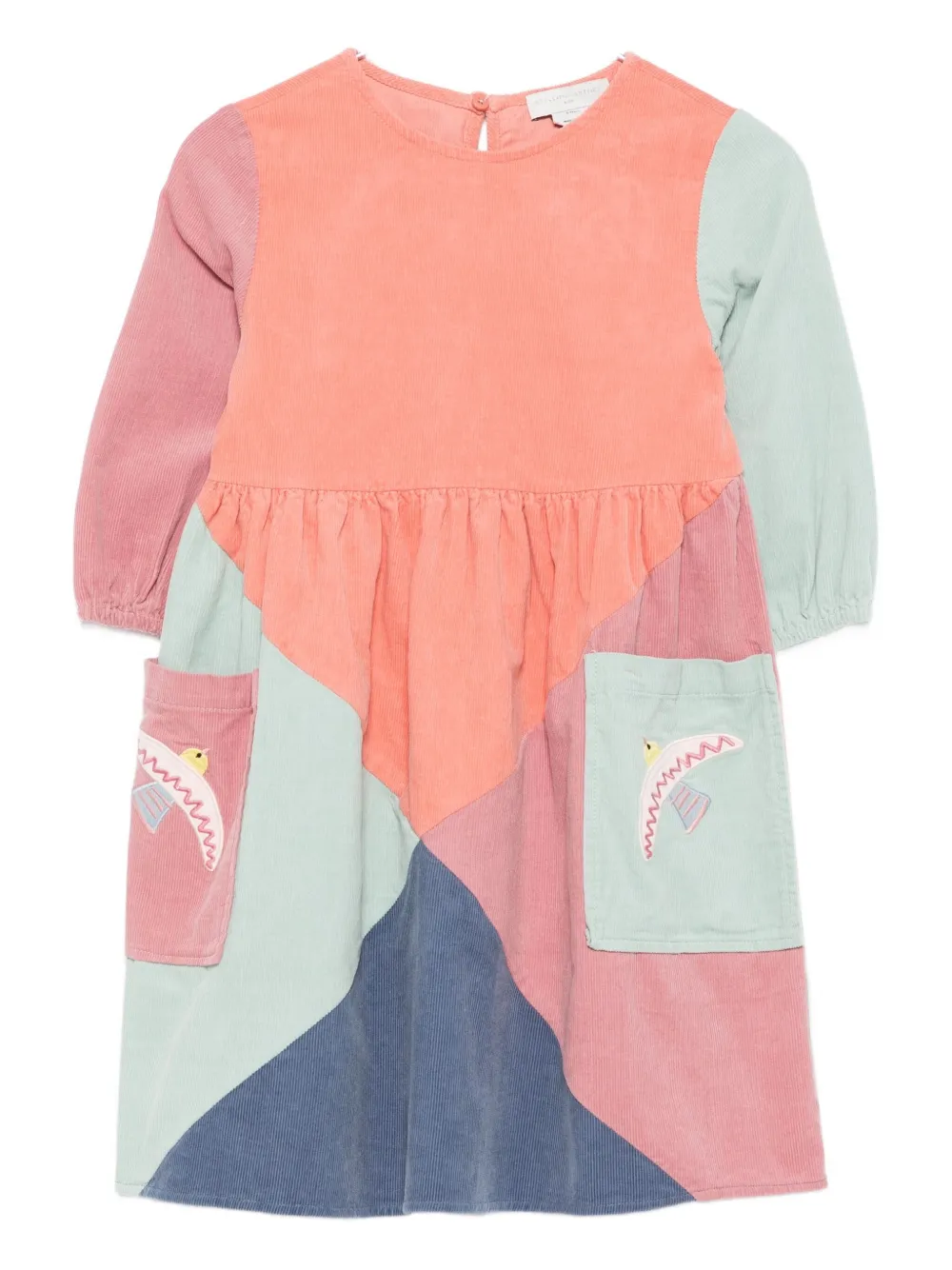 Повседневное платье с цветными блоками и вышитыми карманами Stella McCartney Kids, оранжевый
Повседневное платье с цветными блоками и вышитыми карманами Stella McCartney Kids, оранжевый