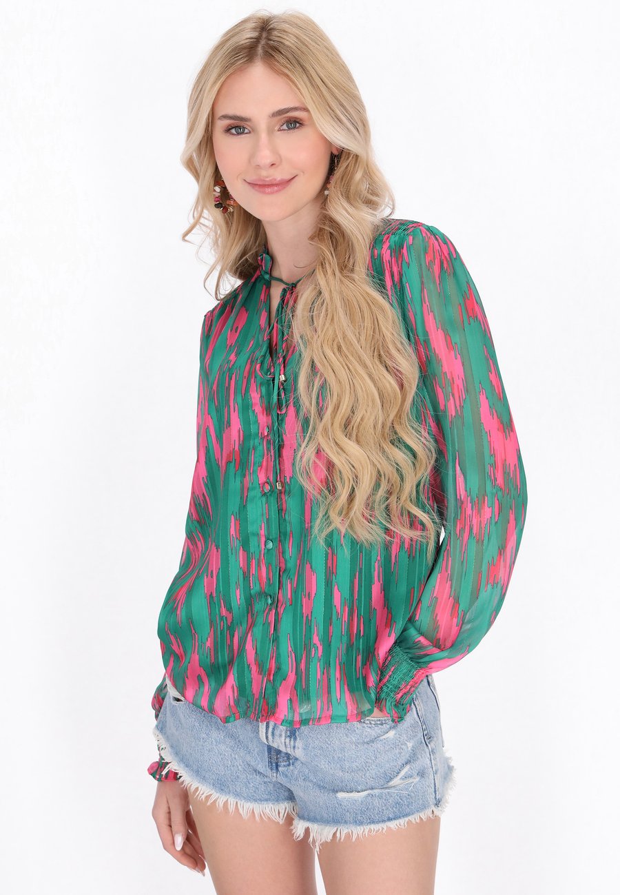 Блуза IZIA Button-down blouse, Green Multicolor/Green
Блуза IZIA Button-down blouse, Green Multicolor/Green