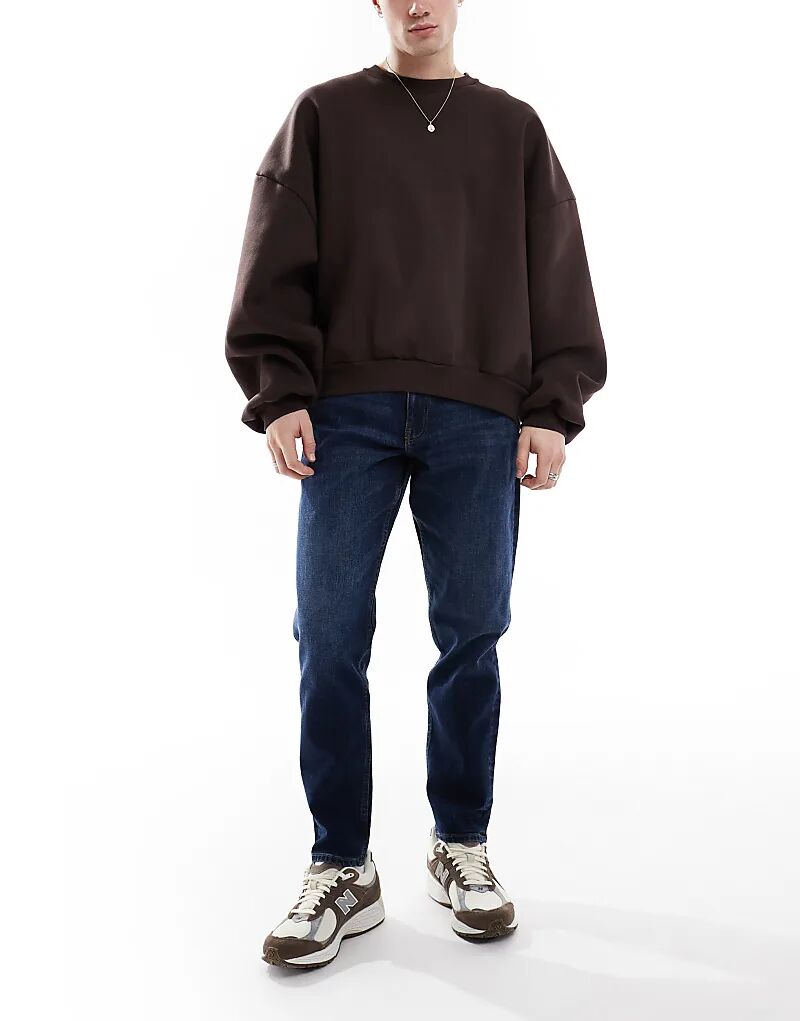 Зауженные джинсы стретч темного цвета ASOS DESIGN
Зауженные джинсы стретч темного цвета ASOS DESIGN