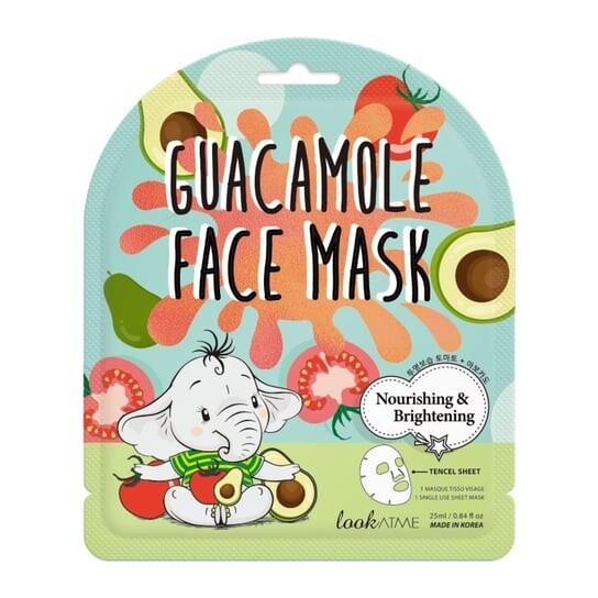 Питательная и осветляющая тканевая маска Look At Me Guacamole Face Mask -
Питательная и осветляющая тканевая маска Look At Me Guacamole Face Mask -