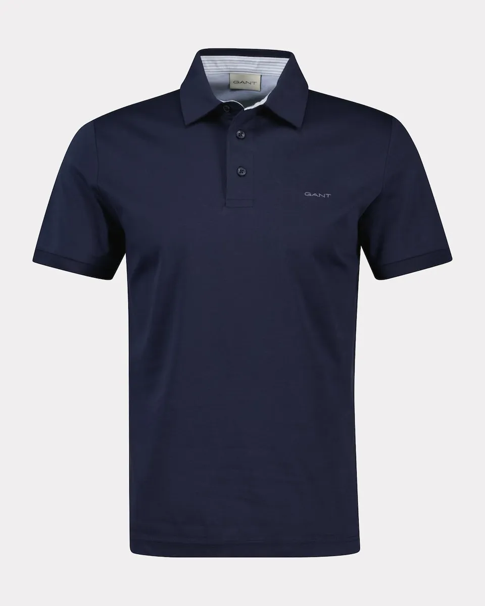 Мужская рубашка поло с коротким рукавом и вышивкой на груди Gant, тёмно-синий
Мужская рубашка поло с коротким рукавом и вышивкой на груди Gant, тёмно-синий