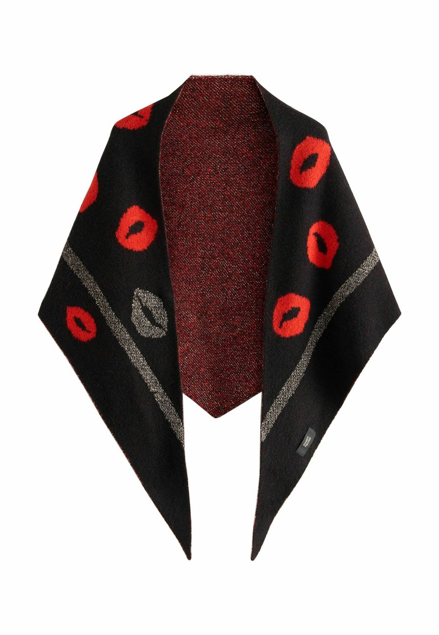 Шарф Rockett St George Scarf, Black Red Lips/Black
Шарф Rockett St George Scarf, Black Red Lips/Black