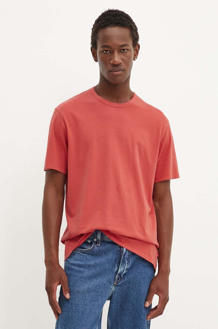 Хлопковая футболка Levi's, красный 
Хлопковая футболка Levi's, красный