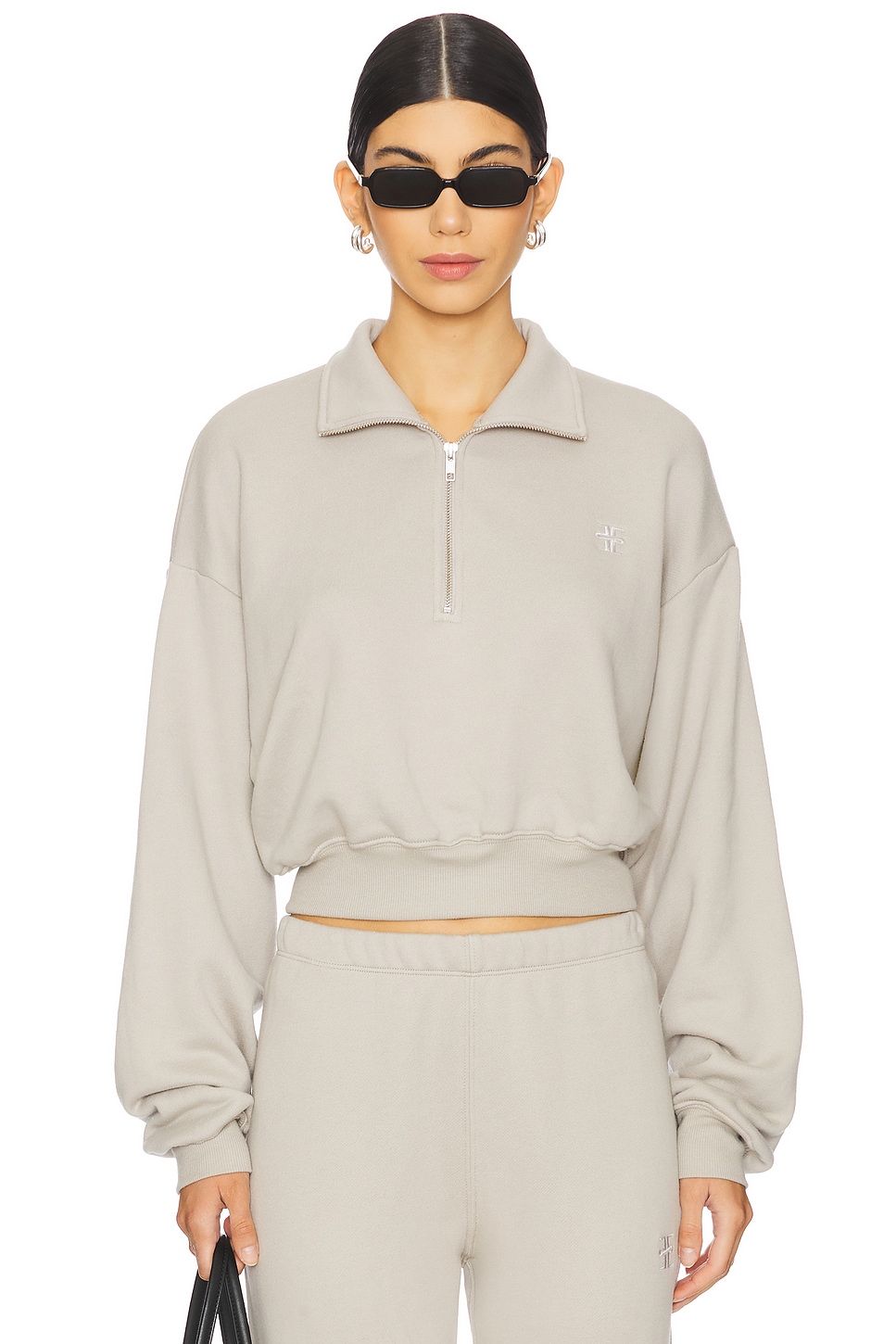 Укороченный пуловер на молнии Eterne, dove
Укороченный пуловер на молнии Eterne, dove