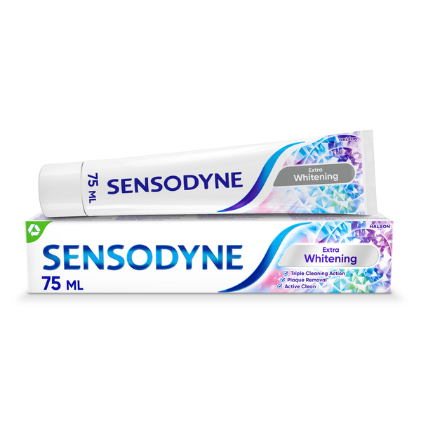Освежающая, отбеливающая, противокариесная зубная паста, 75 мл Sensodyne Whitening
Освежающая, отбеливающая, противокариесная зубная паста, 75 мл Sensodyne Whitening