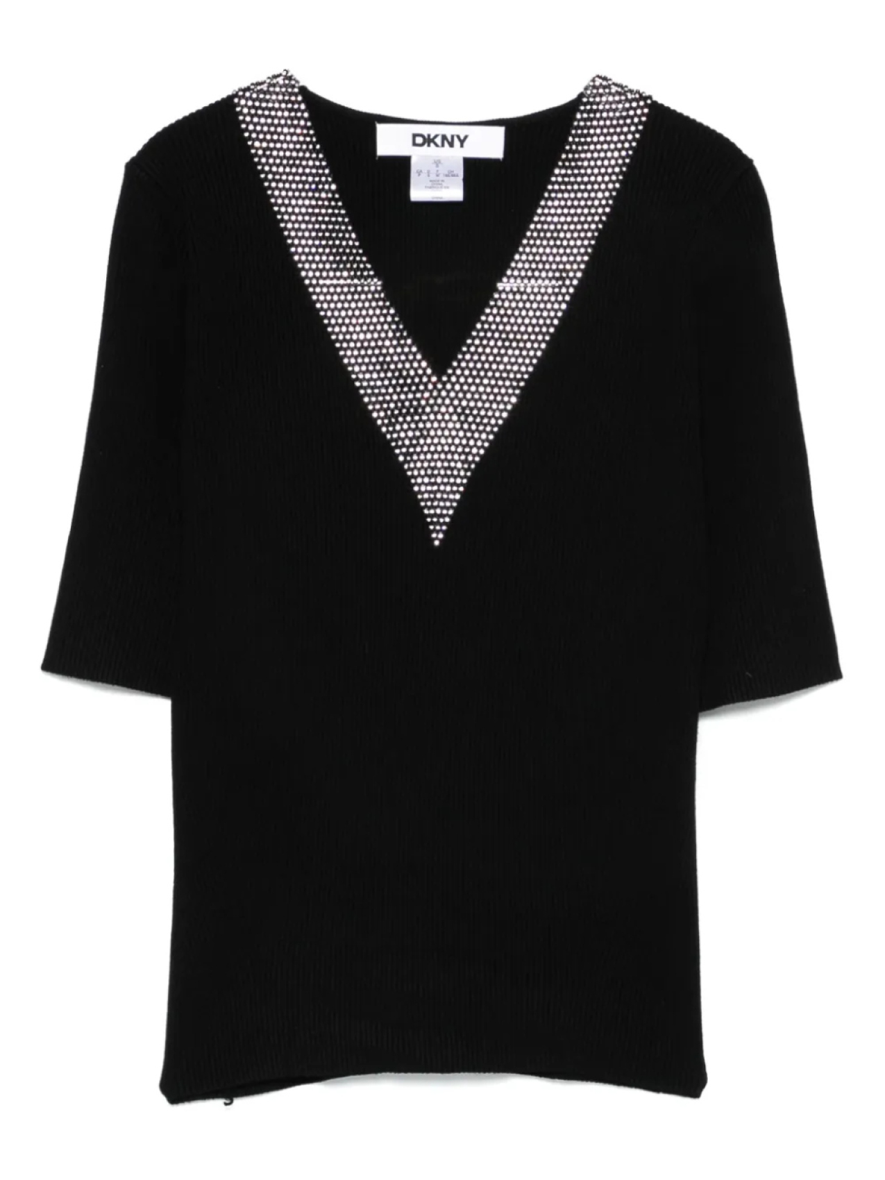 Топ с кристаллами DKNY, черный
Топ с кристаллами DKNY, черный