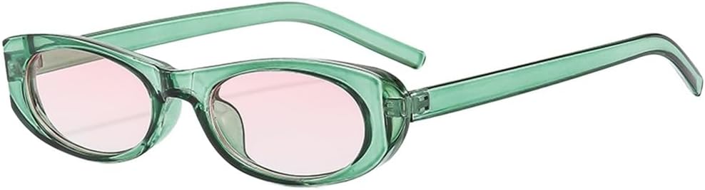 Модные солнцезащитные очки в маленькой овальной оправе в стиле ретро «кошачий глаз», подходят для женщин, для вождения на открытом воздухе и путешествий, защита от УФ-излучения UV400 UJNHGQ, Green Pink
Модные солнцезащитные очки в маленькой овальной оправе в стиле ретро «кошачий глаз», подходят для женщин, для вождения на открытом воздухе и путешествий, защита от УФ-излучения UV400 UJNHGQ, Green Pink