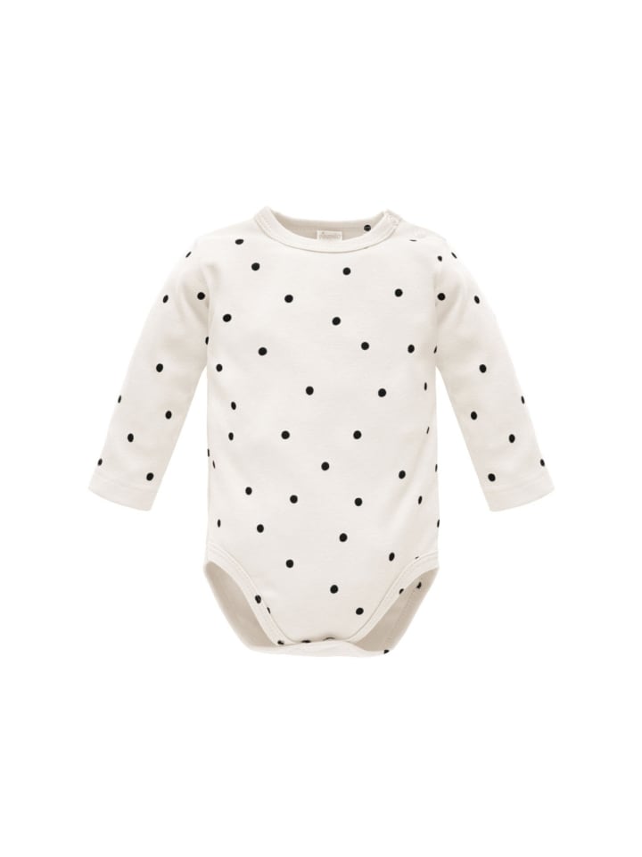 Pinokio Боди с длинными рукавами и белым узором в горошек
Pinokio Боди с длинными рукавами и белым узором в горошек