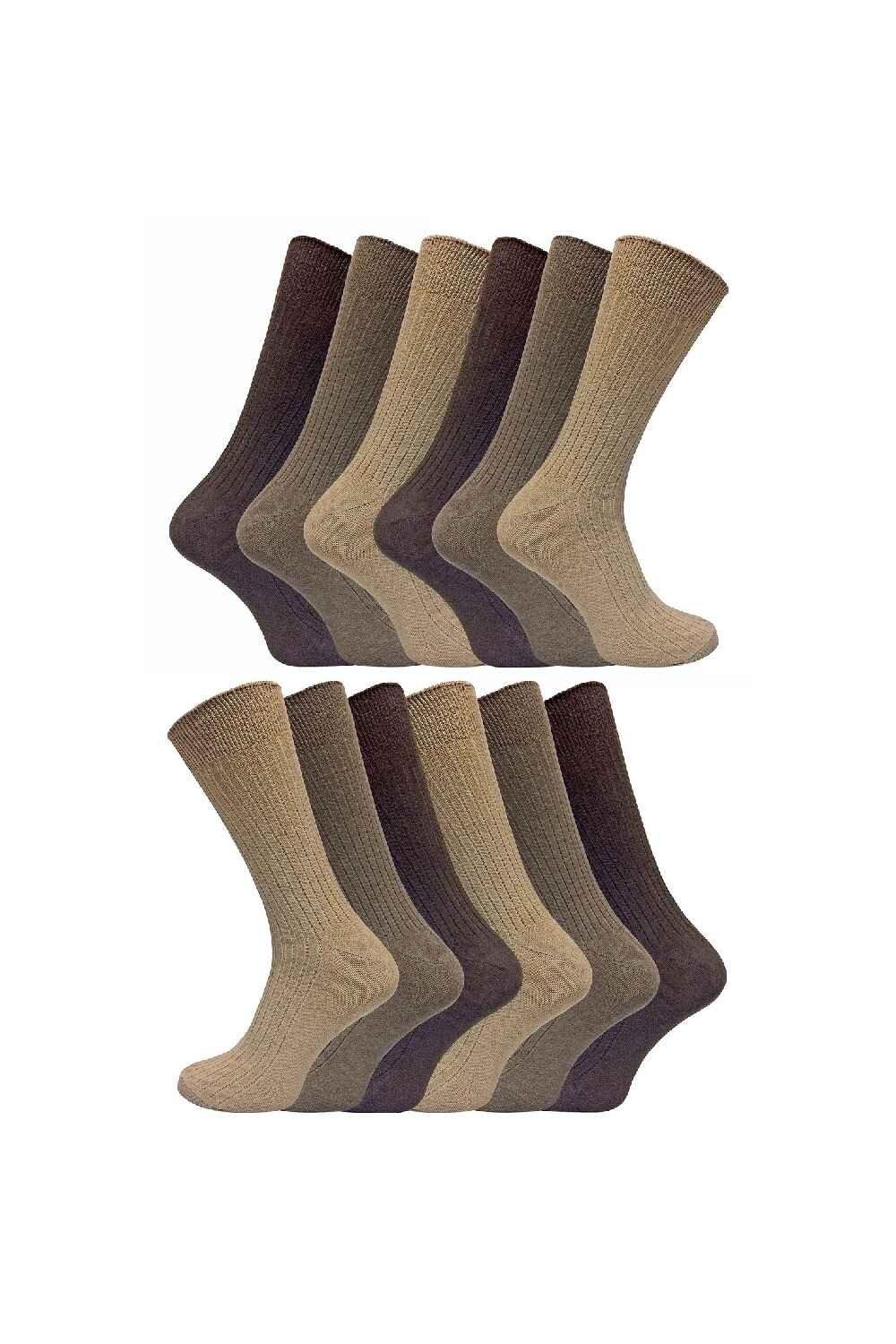 12 пар мягких дышащих носков в рубчик из 100% хлопка Sock Snob, коричневый
12 пар мягких дышащих носков в рубчик из 100% хлопка Sock Snob, коричневый