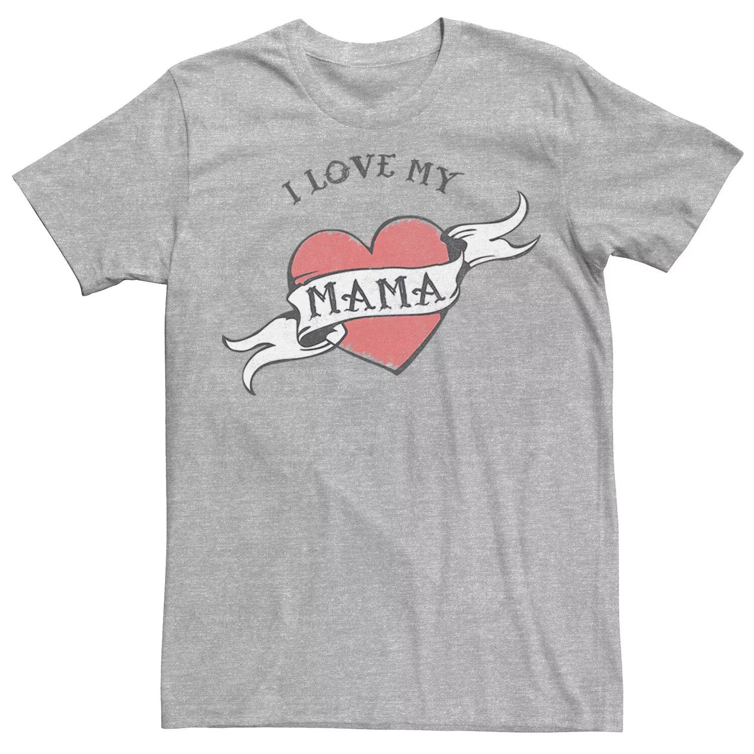 Мужская футболка с надписью «I Love My Mama Heart Tattoo» ко Дню матери Licensed Character
Мужская футболка с надписью «I Love My Mama Heart Tattoo» ко Дню матери Licensed Character