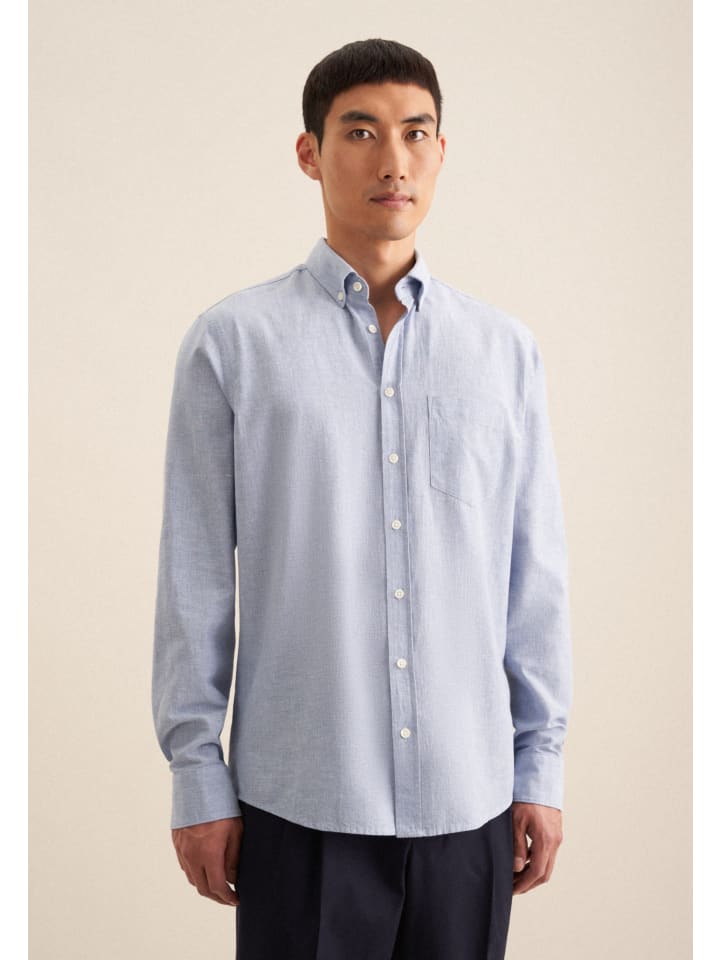 Рубашка Seidensticker, светло-синий
Рубашка Seidensticker, светло-синий