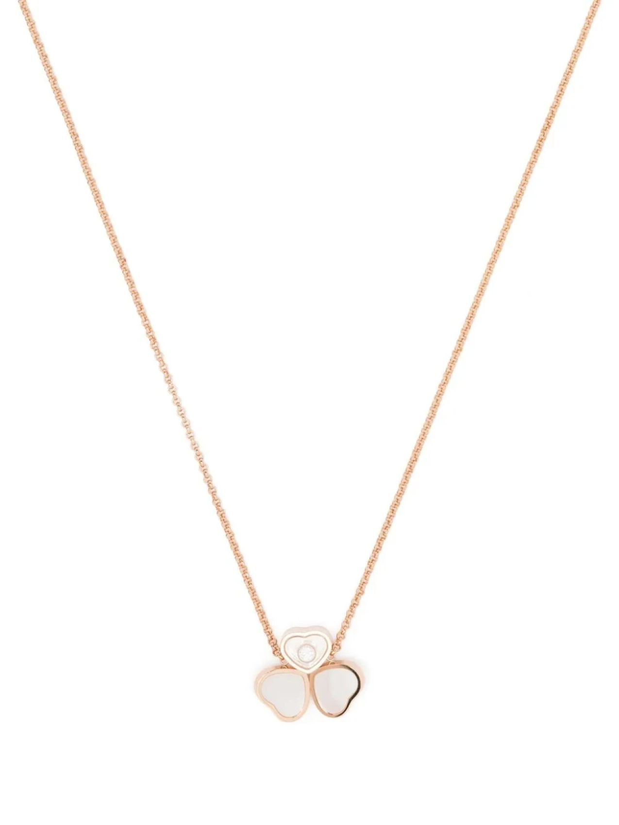 Chopard колье Happy Hearts Wings из розового золота с бриллиантами и перламутром, розовый
Chopard колье Happy Hearts Wings из розового золота с бриллиантами и перламутром, розовый