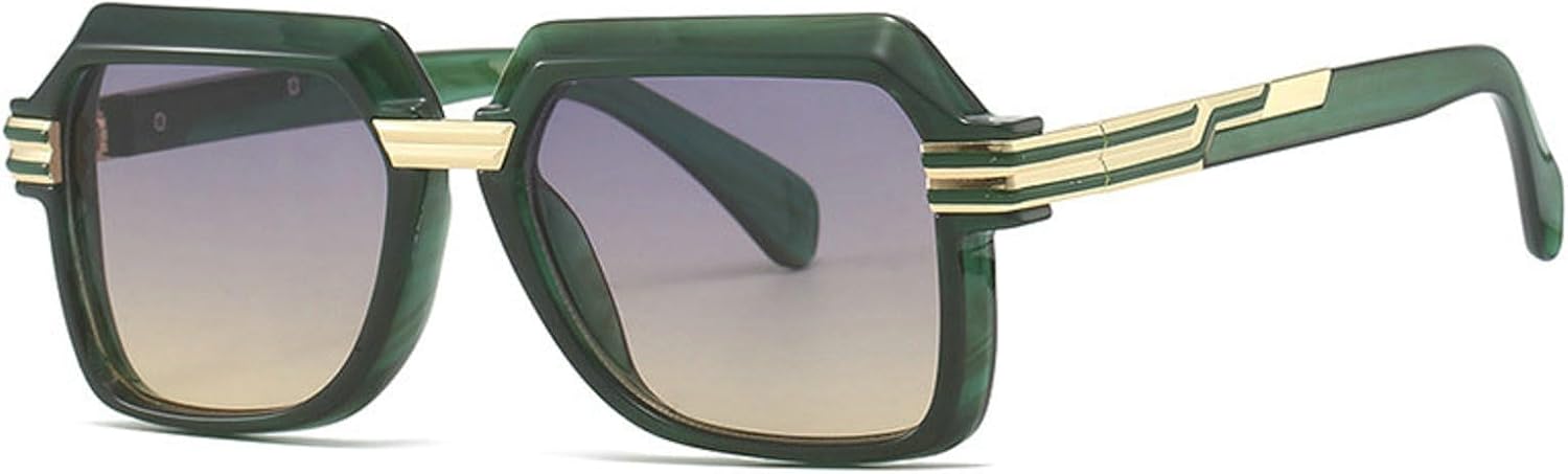 Винтажные мужские квадратные солнцезащитные очки, модные очки с прозрачными линзами цвета морской волны, женские солнцезащитные очки-пилот с защитой от УФ-излучения UV400 mincl, Green
Винтажные мужские квадратные солнцезащитные очки, модные очки с прозрачными линзами цвета морской волны, женские солнцезащитные очки-пилот с защитой от УФ-излучения UV400 mincl, Green