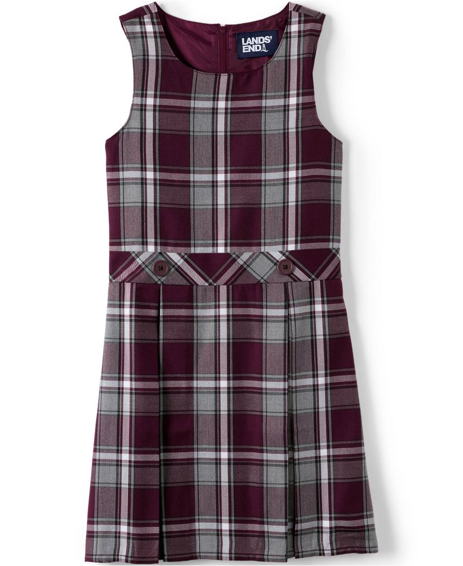 Плэйз-комбинезон до колена для девочек старшего возраста Lands' End, Plaid burgundy/gray
Плэйз-комбинезон до колена для девочек старшего возраста Lands' End, Plaid burgundy/gray