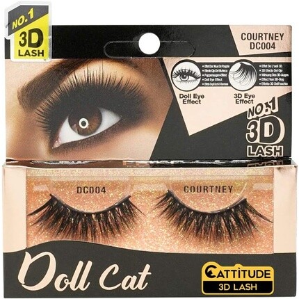 Кукольные кошачьи 3D ресницы Кортни DC004 Ebin New York
Кукольные кошачьи 3D ресницы Кортни DC004 Ebin New York