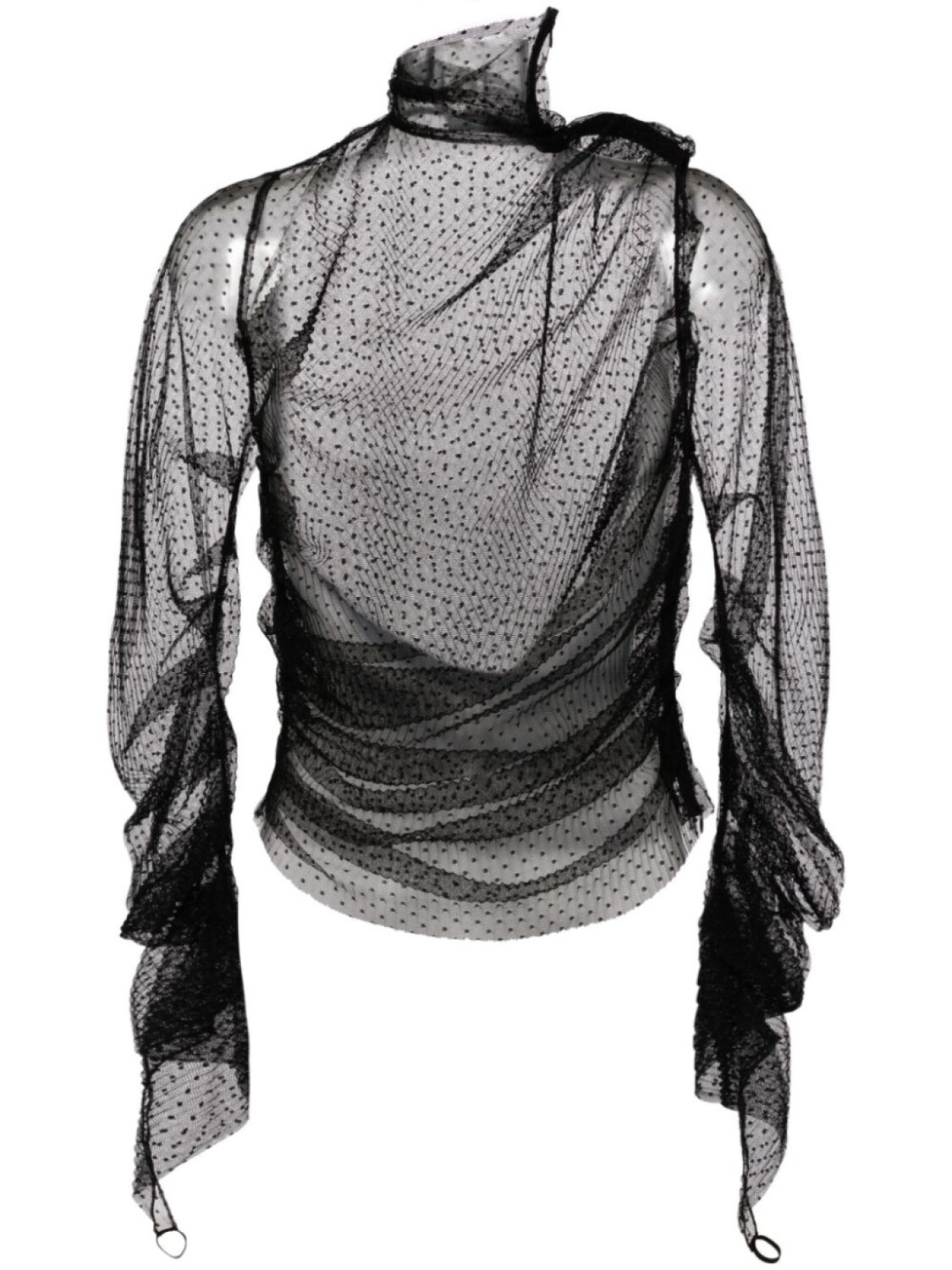 ALAINPAUL топ из тюля пуэн-деспри, черный
ALAINPAUL топ из тюля пуэн-деспри, черный