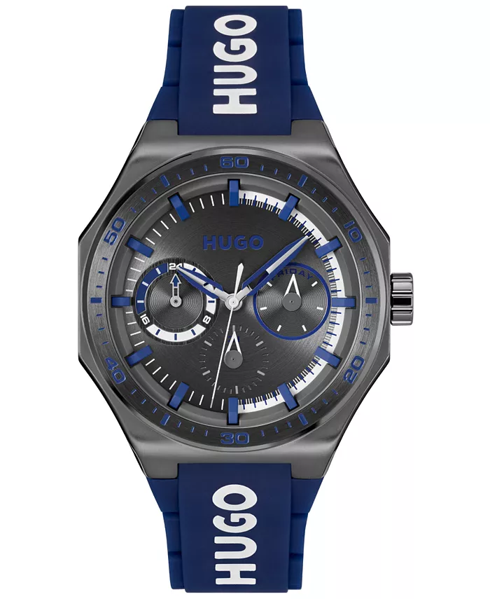 Мужские многофункциональные кварцевые часы Grail Sport с синим силиконовым ремешком, 44 мм Hugo Boss
Мужские многофункциональные кварцевые часы Grail Sport с синим силиконовым ремешком, 44 мм Hugo Boss