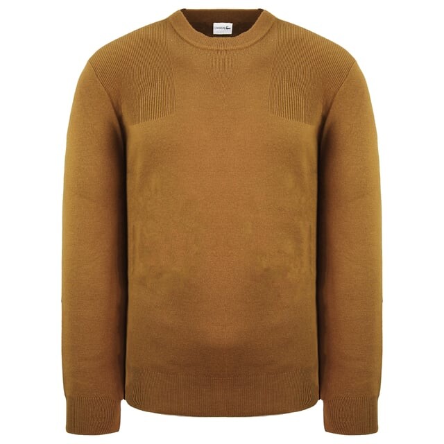 Однотонный мужской свитер Lacoste, коричневый
Однотонный мужской свитер Lacoste, коричневый