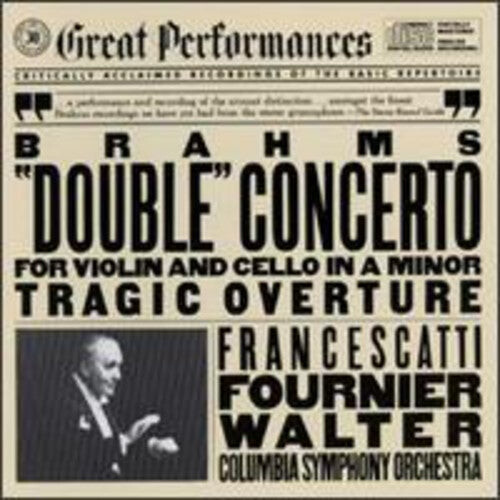 CD диск Brahms / Fournier / Walter / Columbia Symphony: Double Concerto / Tragic Overture
CD диск Brahms / Fournier / Walter / Columbia Symphony: Double Concerto / Tragic Overture