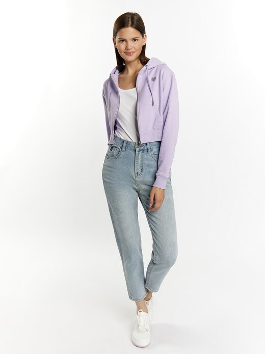 Укороченное худи на молнии Mymo, фиолетовый
Укороченное худи на молнии Mymo, фиолетовый