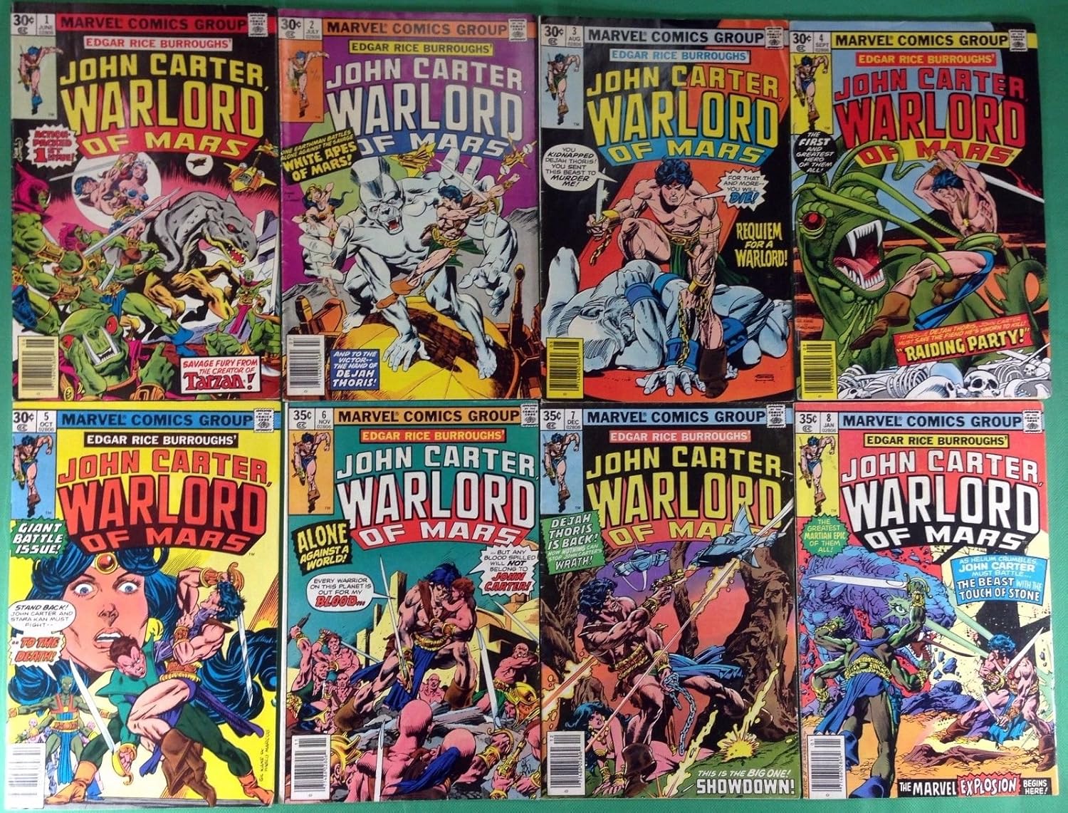 JOHN CARTER WARLORD OF MARS #1-28,Annual 1-3 Edgar Rice Burroughs' complete series (JOHN CARTER, WARLORD OF MARS (1977 MARVEL)) (MARVEL)
JOHN CARTER WARLORD OF MARS #1-28,Annual 1-3 Edgar Rice Burroughs' complete series (JOHN CARTER, WARLORD OF MARS (1977 MARVEL)) (MARVEL)