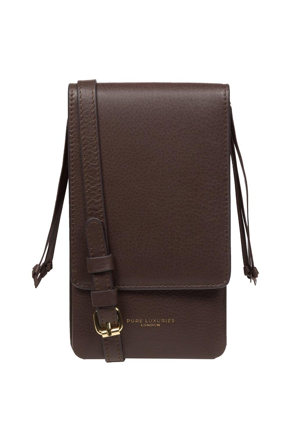 Сумка для телефона через плечо из кожи наппа 'Audrey' Pure Luxuries London, коричневый
Сумка для телефона через плечо из кожи наппа 'Audrey' Pure Luxuries London, коричневый