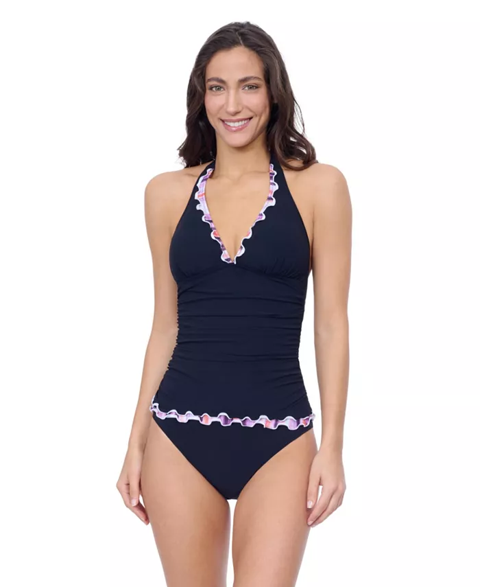 Женский халтер-танкини Riga Tricolore однотонный Profile by Gottex, черный
Женский халтер-танкини Riga Tricolore однотонный Profile by Gottex, черный