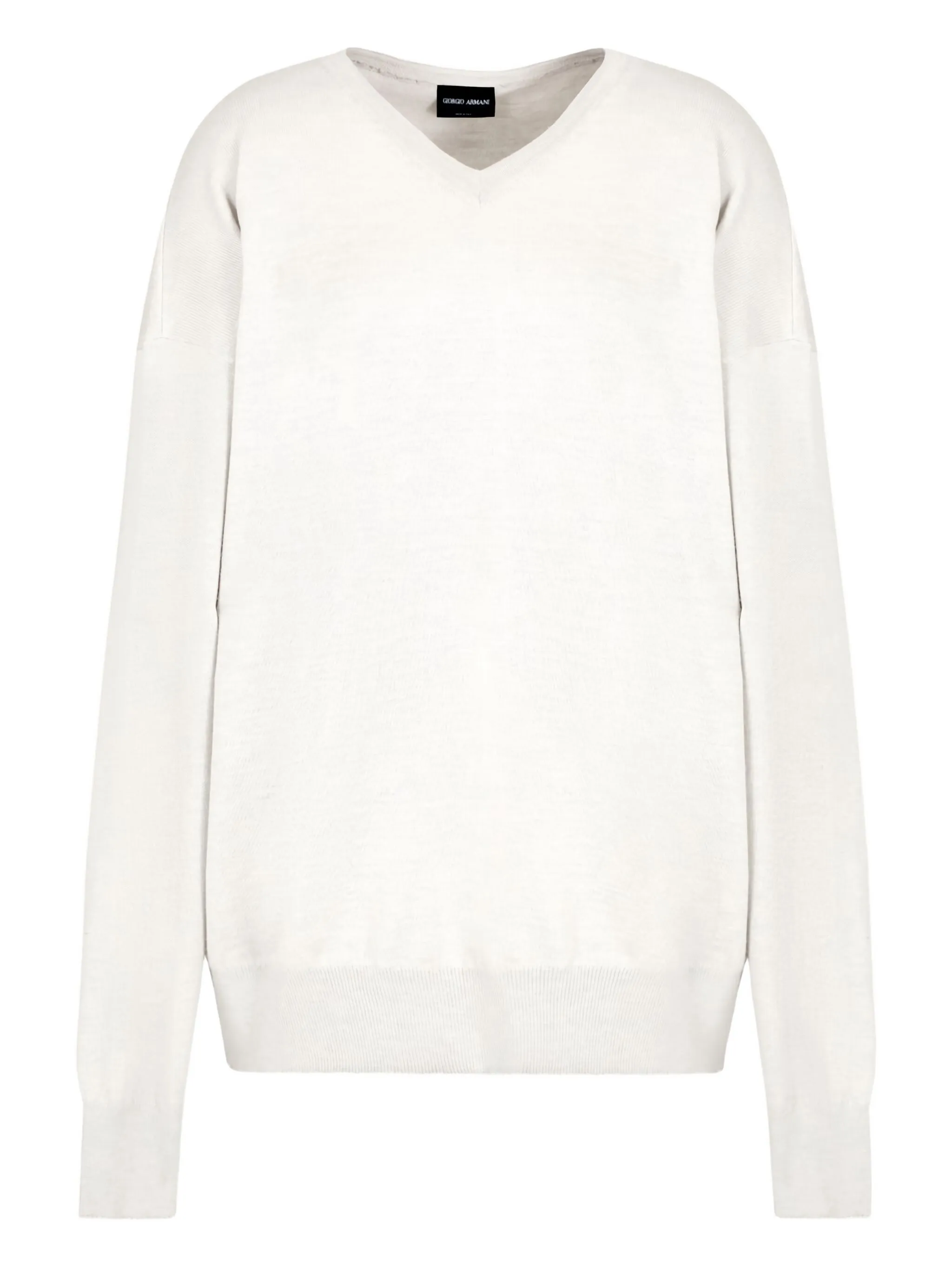 Свитер с V-образным вырезом Giorgio Armani, нейтральный
Свитер с V-образным вырезом Giorgio Armani, нейтральный