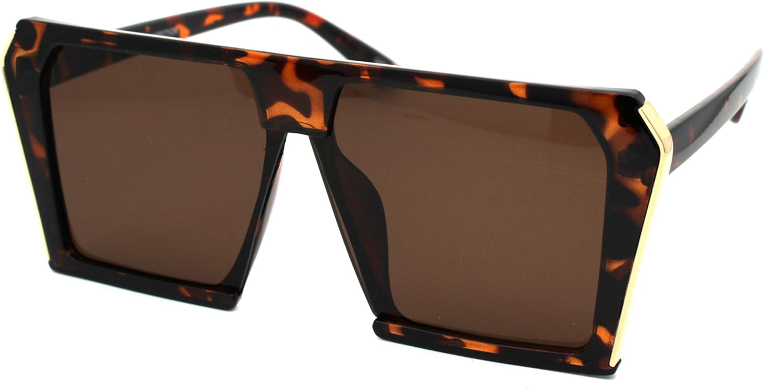 Женские солнцезащитные очки большого размера с геометрическим рисунком, плоской верхней частью, квадратными металлическими боковинами и защитой от УФ-излучения UV 400 PASTL, Tortoise (Brown)
Женские солнцезащитные очки большого размера с геометрическим рисунком, плоской верхней частью, квадратными металлическими боковинами и защитой от УФ-излучения UV 400 PASTL, Tortoise (Brown)