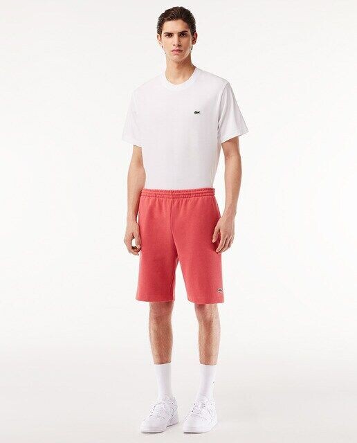 Мужские шорты-джоггеры Lacoste из матового органического хлопкового флиса Lacoste, розовый
Мужские шорты-джоггеры Lacoste из матового органического хлопкового флиса Lacoste, розовый