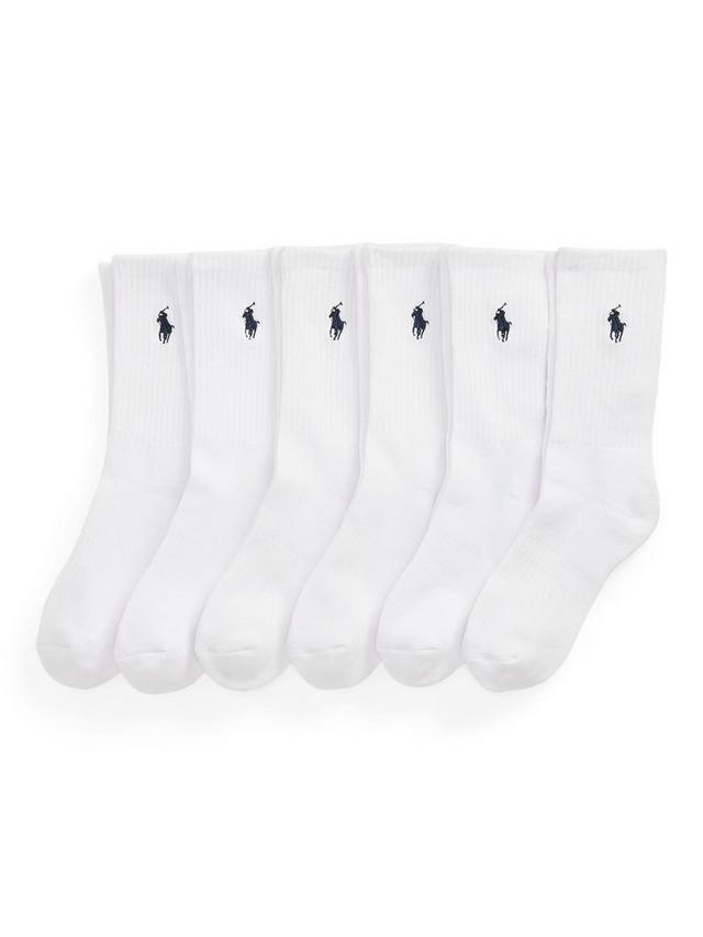 Детские носки из хлопковой смеси Ralph Lauren, Pack of 6, White
Детские носки из хлопковой смеси Ralph Lauren, Pack of 6, White