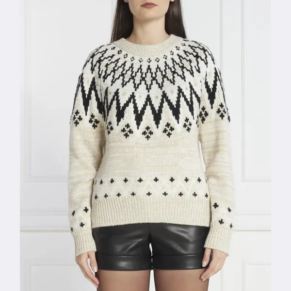 Свитер обычного кроя с добавлением шерсти Silvian Heach, бежевый
Свитер обычного кроя с добавлением шерсти Silvian Heach, бежевый