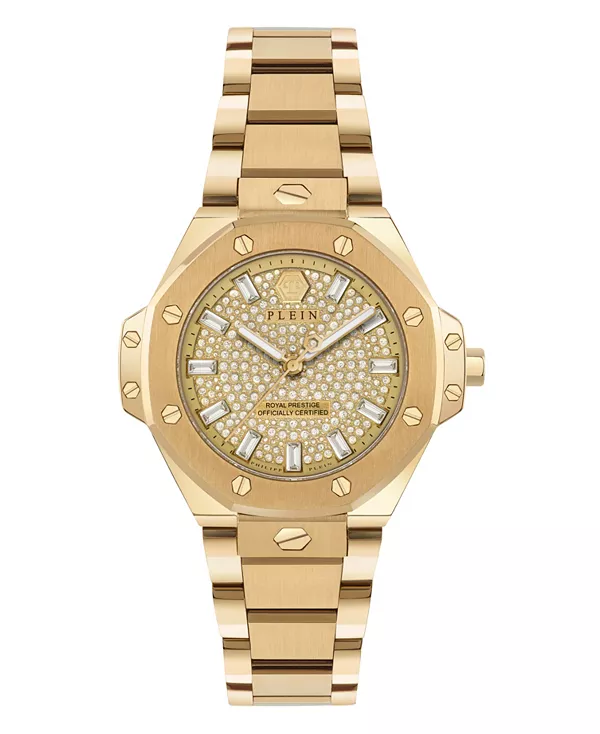 Женские часы из нержавеющей стали золотистого оттенка, 33 мм Philipp Plein, gold
Женские часы из нержавеющей стали золотистого оттенка, 33 мм Philipp Plein, gold