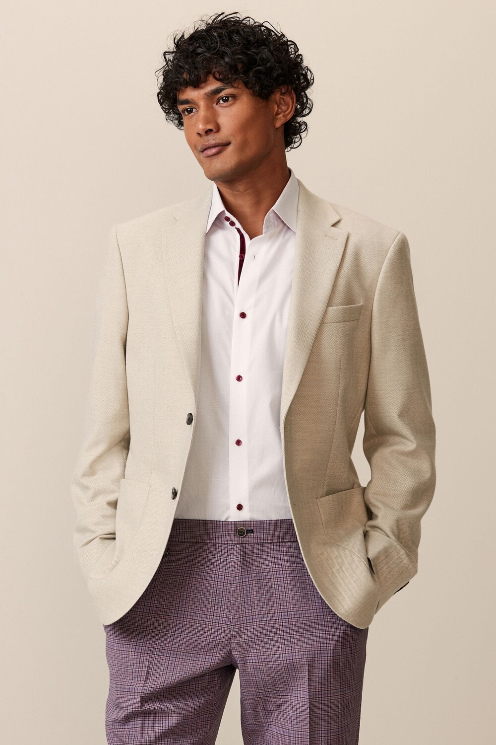 Мягкая куртка с узором «елочка» Next, бежевый
Мягкая куртка с узором «елочка» Next, бежевый