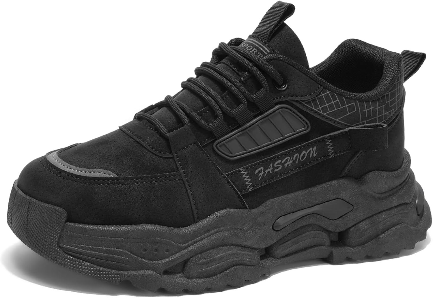 Мужские повседневные спортивные теннисные кроссовки для ходьбы, массивные модные кеды, тренировочные кроссовки Spwagym, черный
Мужские повседневные спортивные теннисные кроссовки для ходьбы, массивные модные кеды, тренировочные кроссовки Spwagym, черный