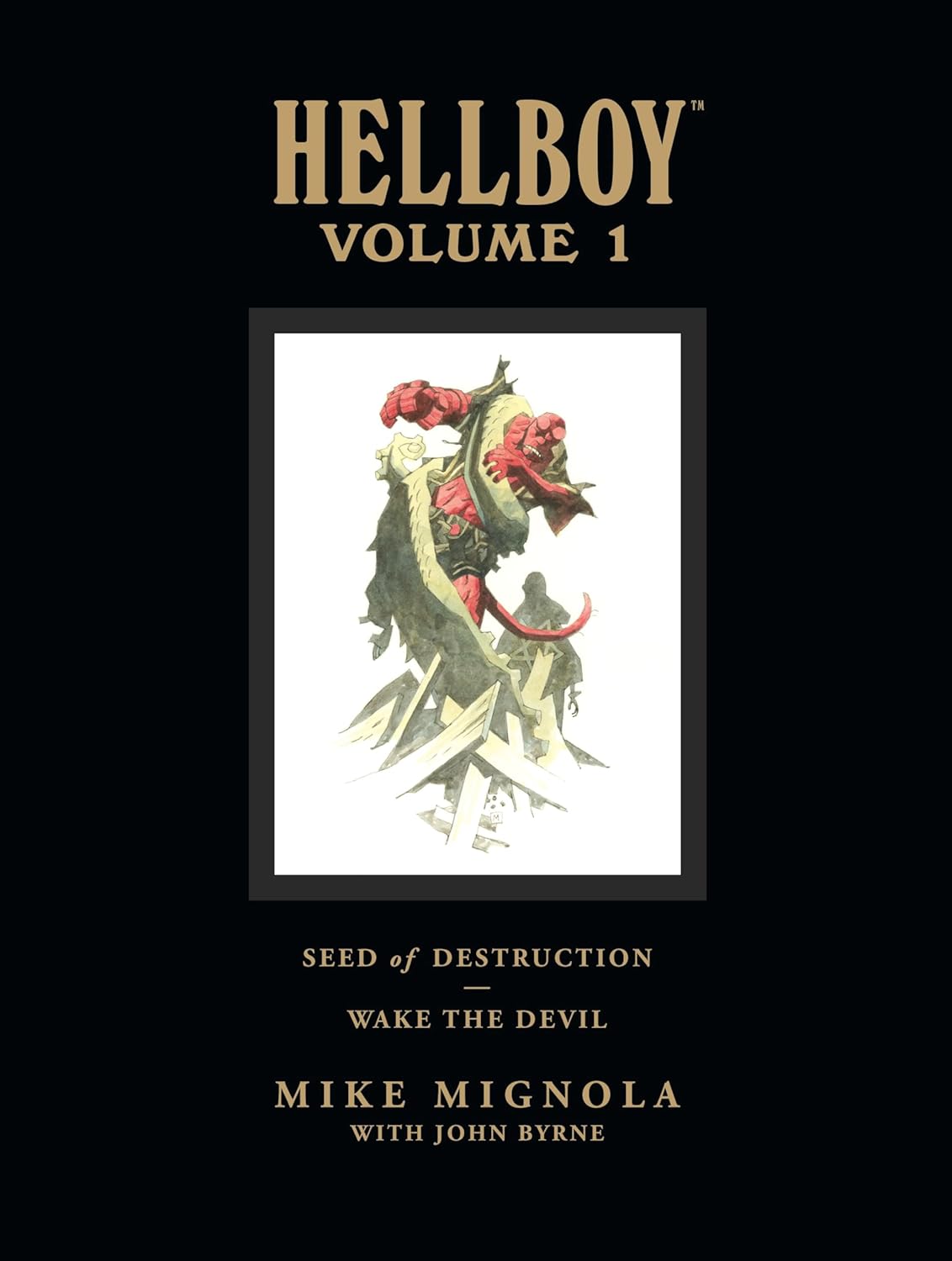 Hellboy Library Edition, Volume 1: Seed of Destruction and Wake the Devil (Dark Horse Books)
Hellboy Library Edition, Volume 1: Seed of Destruction and Wake the Devil (Dark Horse Books)