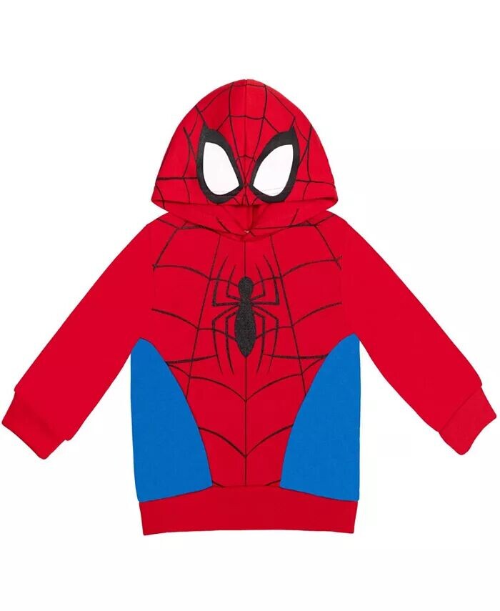 Флисовый пуловер с капюшоном для косплея «Мстители и Человек-паук» для мальчиков Marvel, мультиколор
Флисовый пуловер с капюшоном для косплея «Мстители и Человек-паук» для мальчиков Marvel, мультиколор