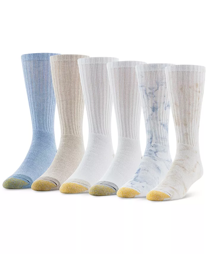 Мужские повседневные носки Harrington, 6 пар Gold Toe, мультиколор
Мужские повседневные носки Harrington, 6 пар Gold Toe, мультиколор