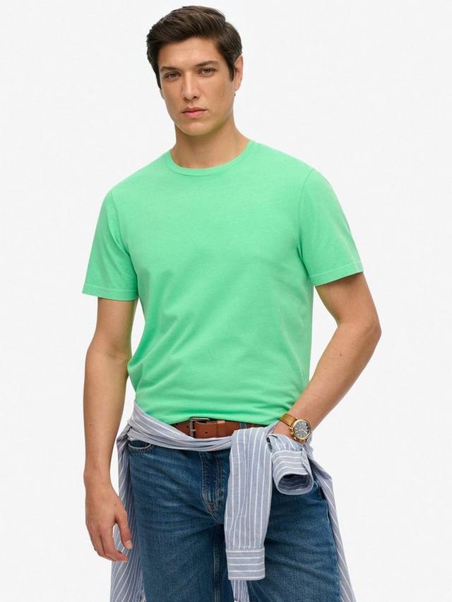 Хлопчатобумажная футболка regular fit с коротким рукавом essential Superdry, цвет Washed Dry Fluro 
Хлопчатобумажная футболка regular fit с коротким рукавом essential Superdry, цвет Washed Dry Fluro