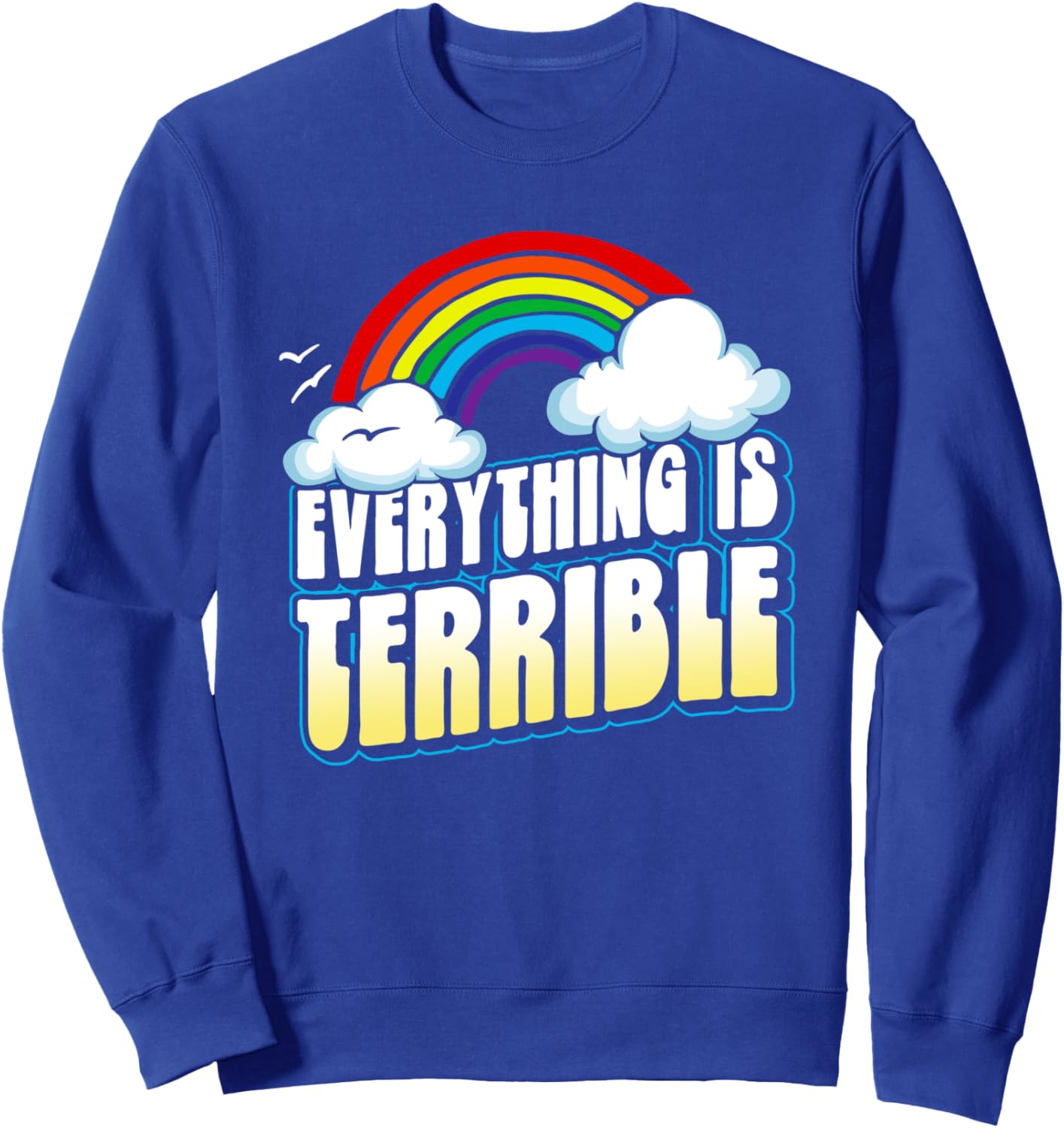 Забавная пессимистичная ретро-толстовка в стиле 80-х с радужным рисунком The Robot Ranger - Fun Apparel & Gifts, синий
Забавная пессимистичная ретро-толстовка в стиле 80-х с радужным рисунком The Robot Ranger - Fun Apparel & Gifts, синий