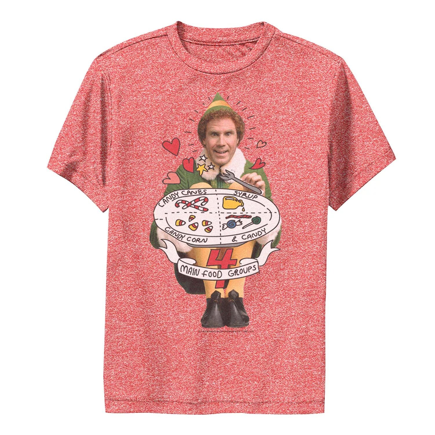 Футболка с рисунком и рисунком «Эльф Бадди» для мальчиков 8–20 лет, четыре основные группы продуктов питания Licensed Character
Футболка с рисунком и рисунком «Эльф Бадди» для мальчиков 8–20 лет, четыре основные группы продуктов питания Licensed Character